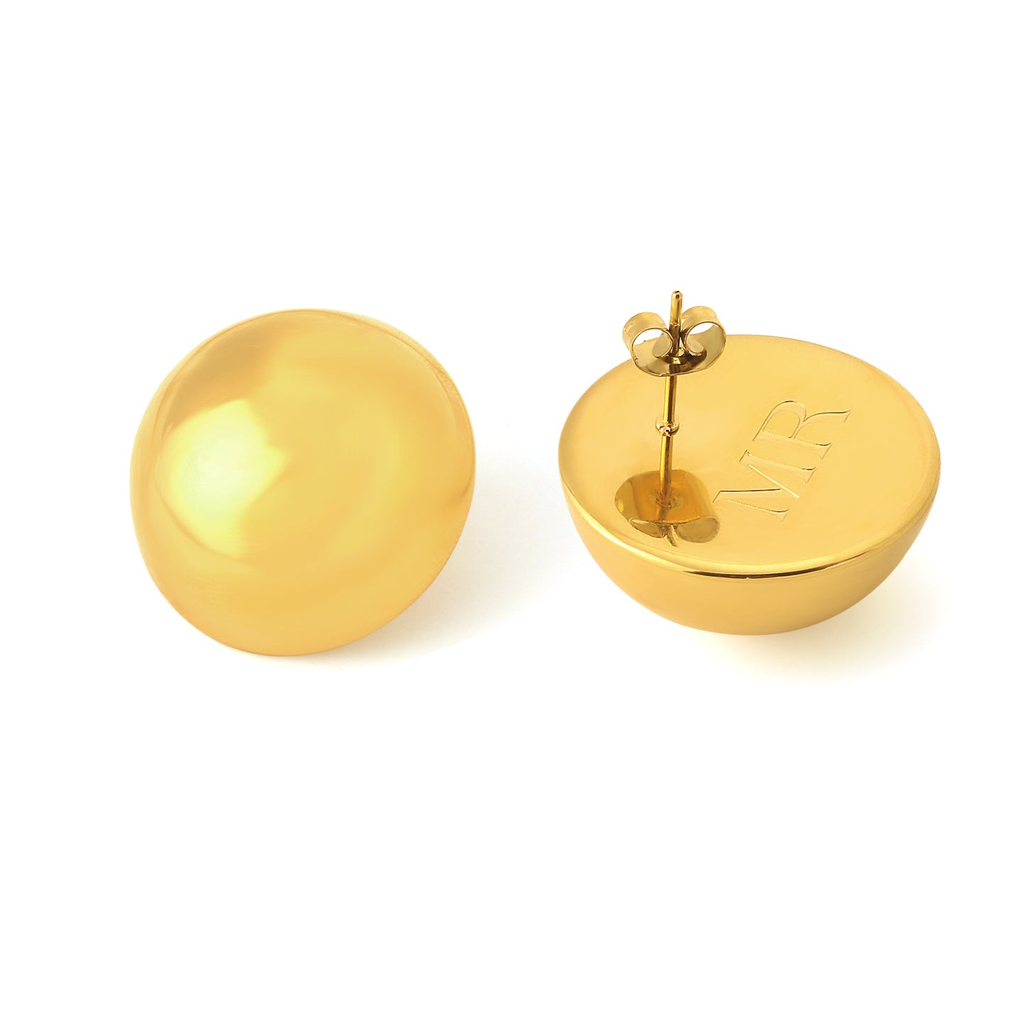 Diana gold-plated earrings