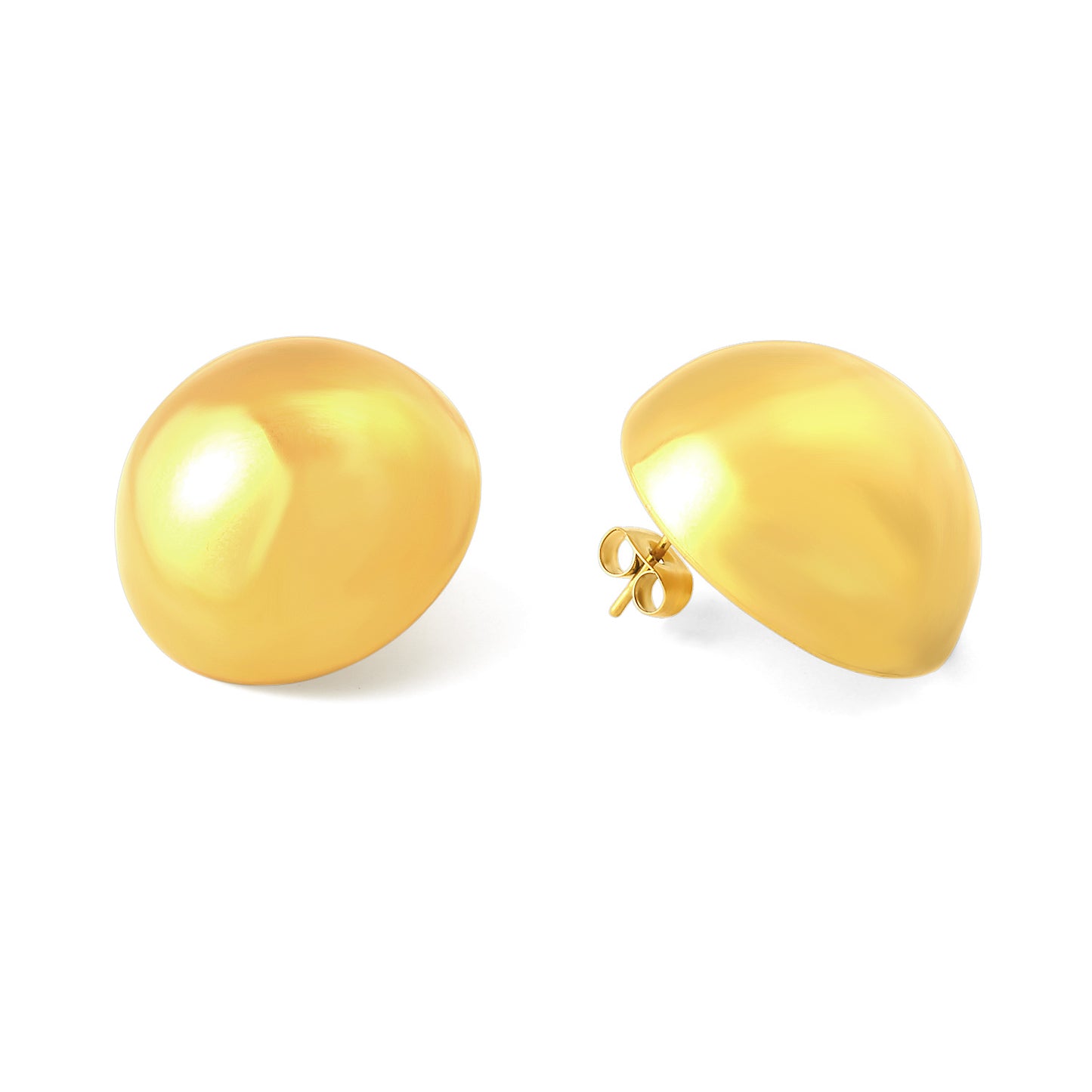 Diana gold-plated earrings