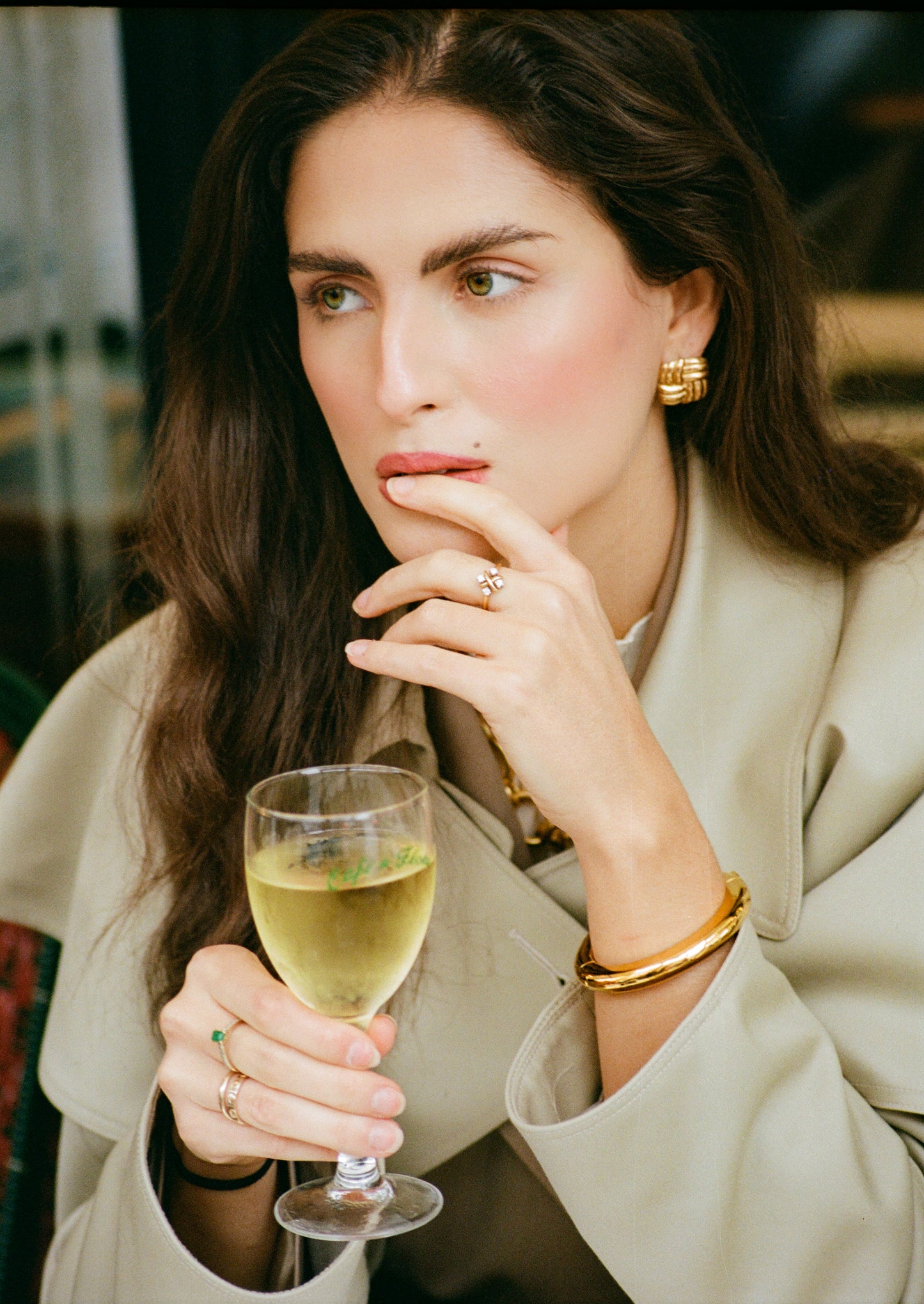 Elena gold-plated Earrings