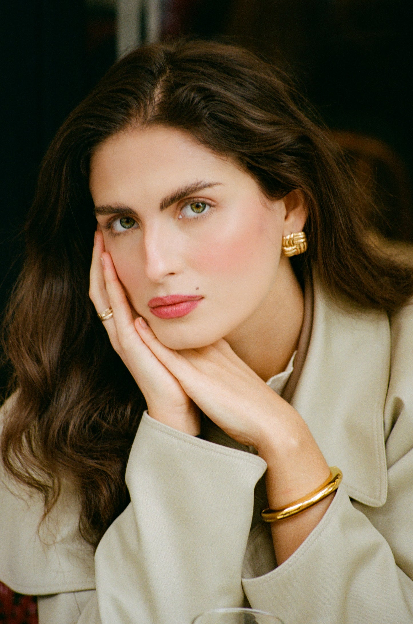 Elena gold-plated Earrings