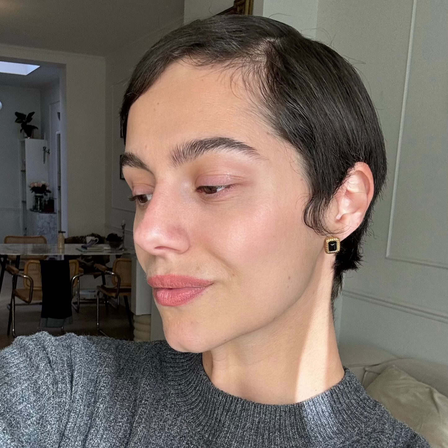 Rosie gold-plated stud earrings