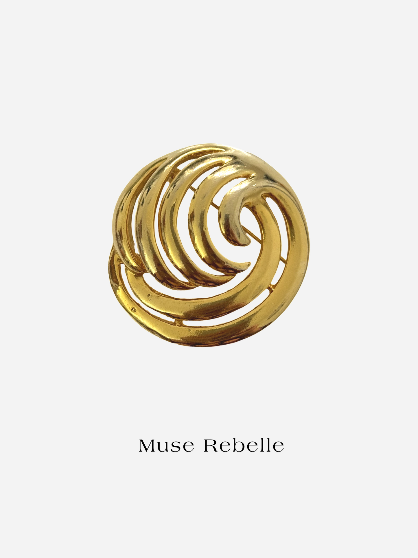 Spirale vintage brooch