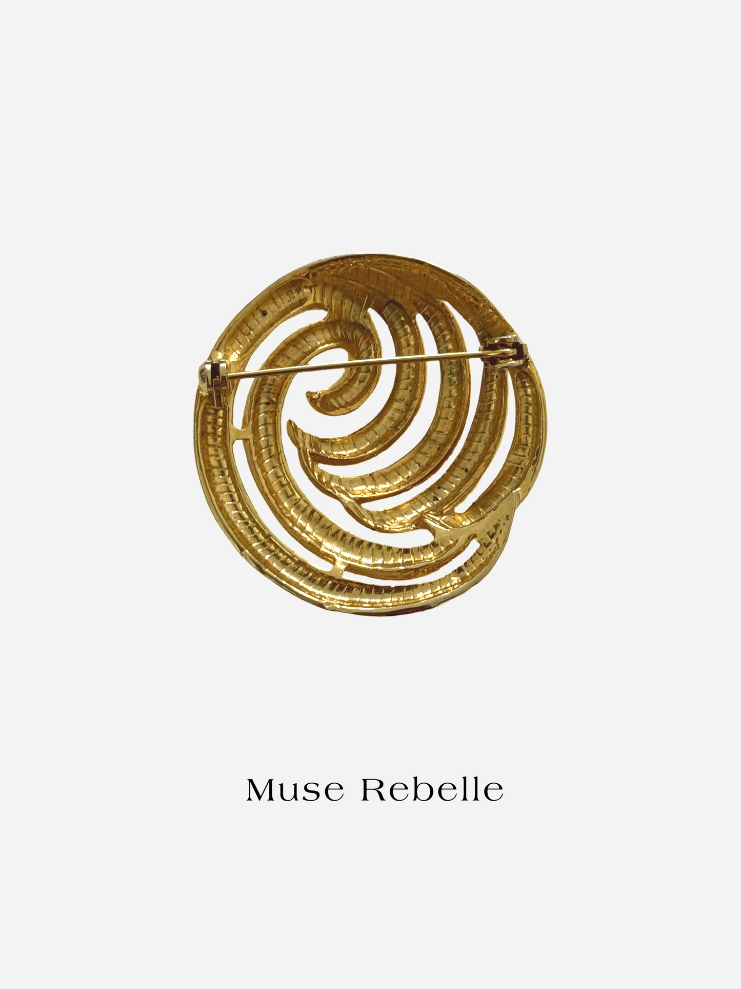 Spirale vintage brooch