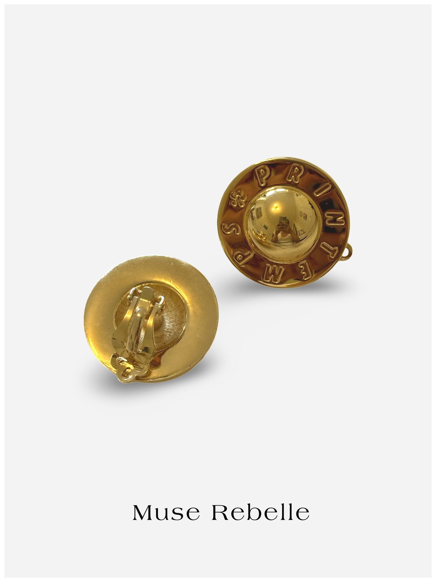 Printemps statement clip-on earrings