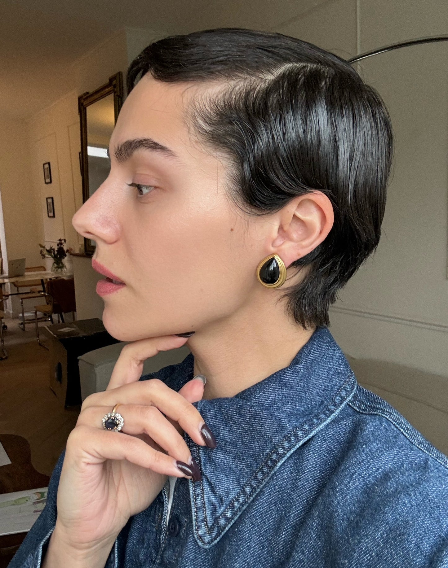 CARVEN clip-on earrings