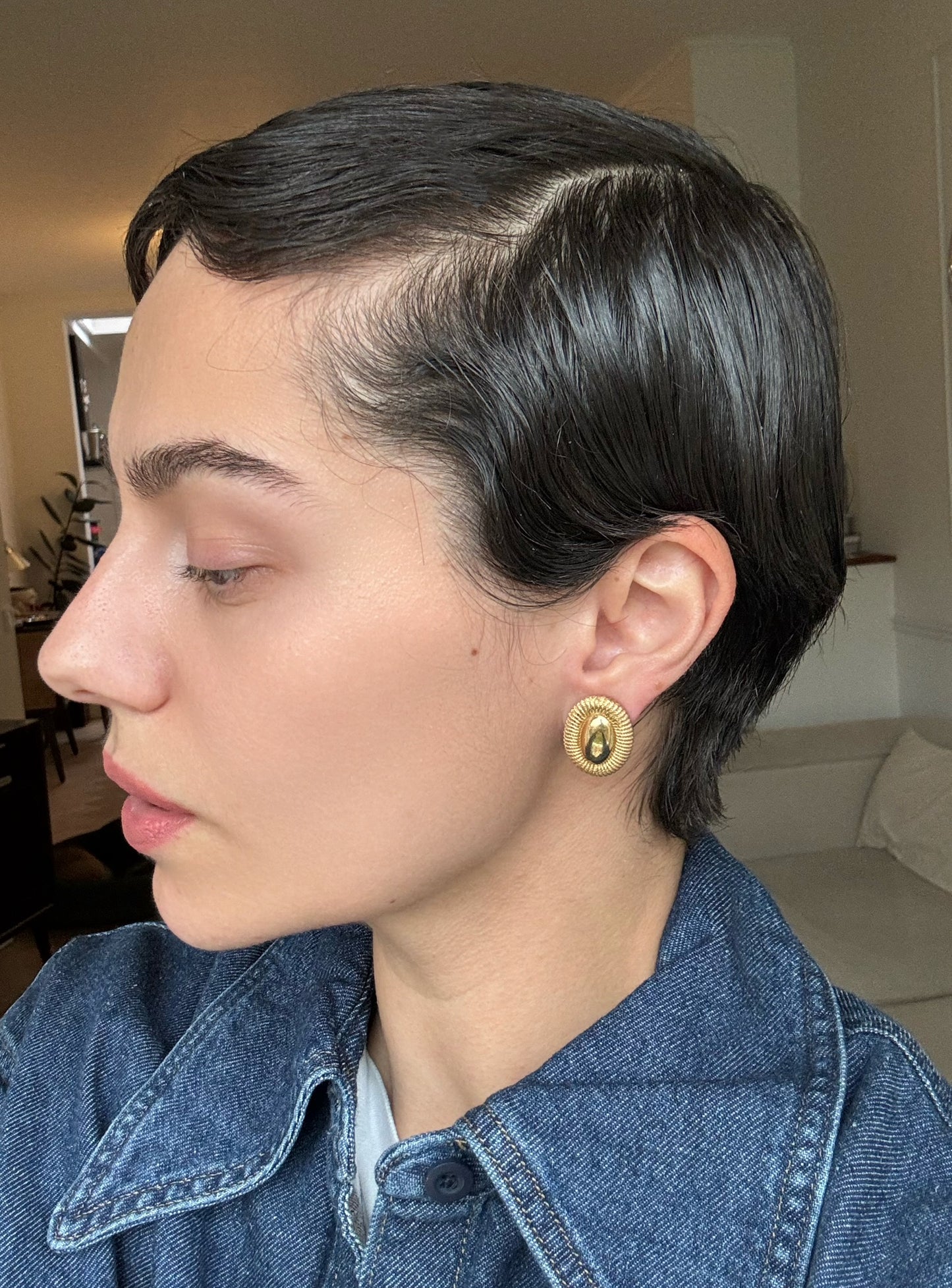 BURBERRY clip-on earrings