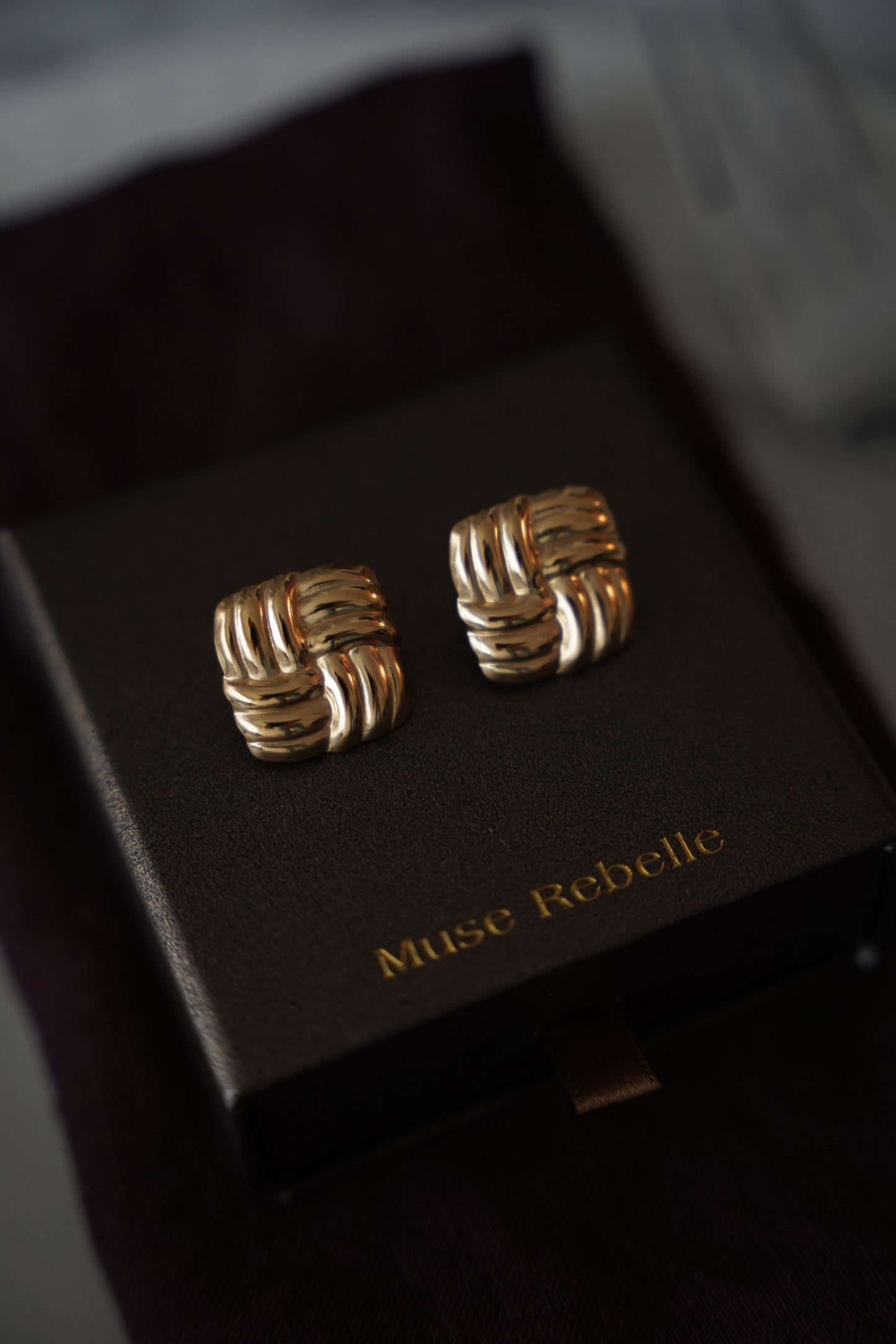 Elena gold-plated Earrings