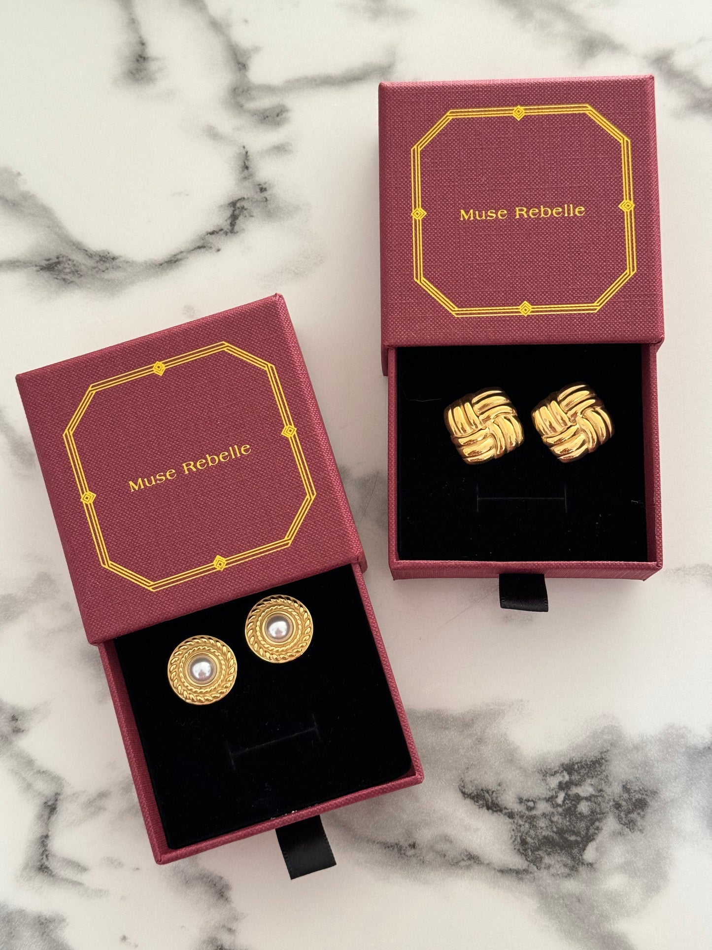 Elena gold-plated Earrings