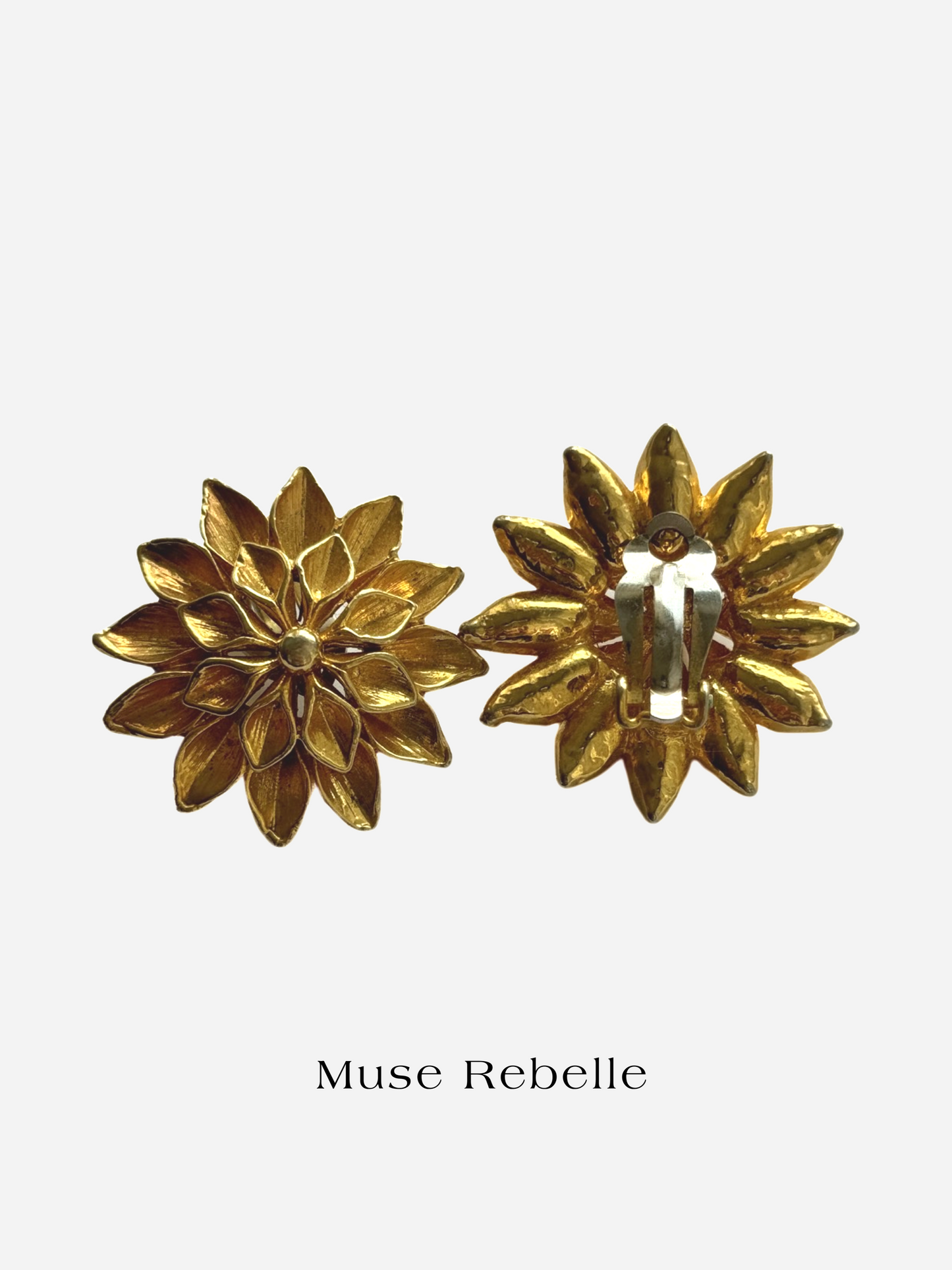 La Fleur Royal Clip-On Earrings