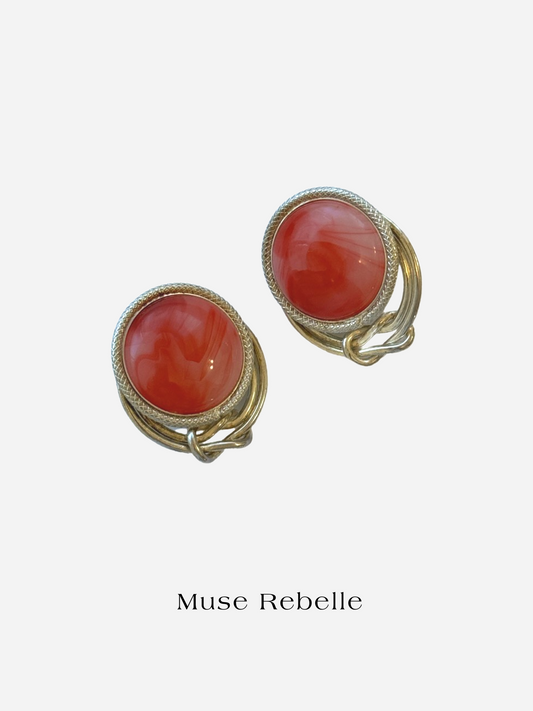 Rouge Clip-On Earrings