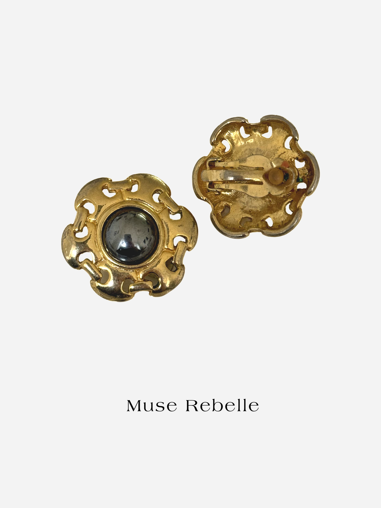 Madame Joe clip-on earrings