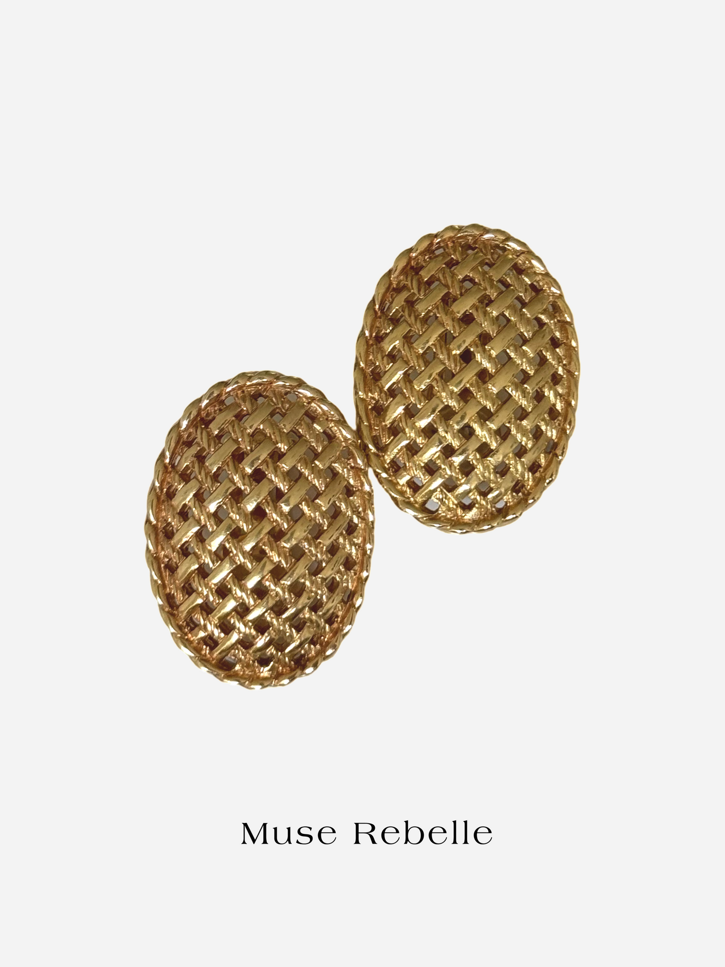 1980s DIOR gold-plated clip-on earrings