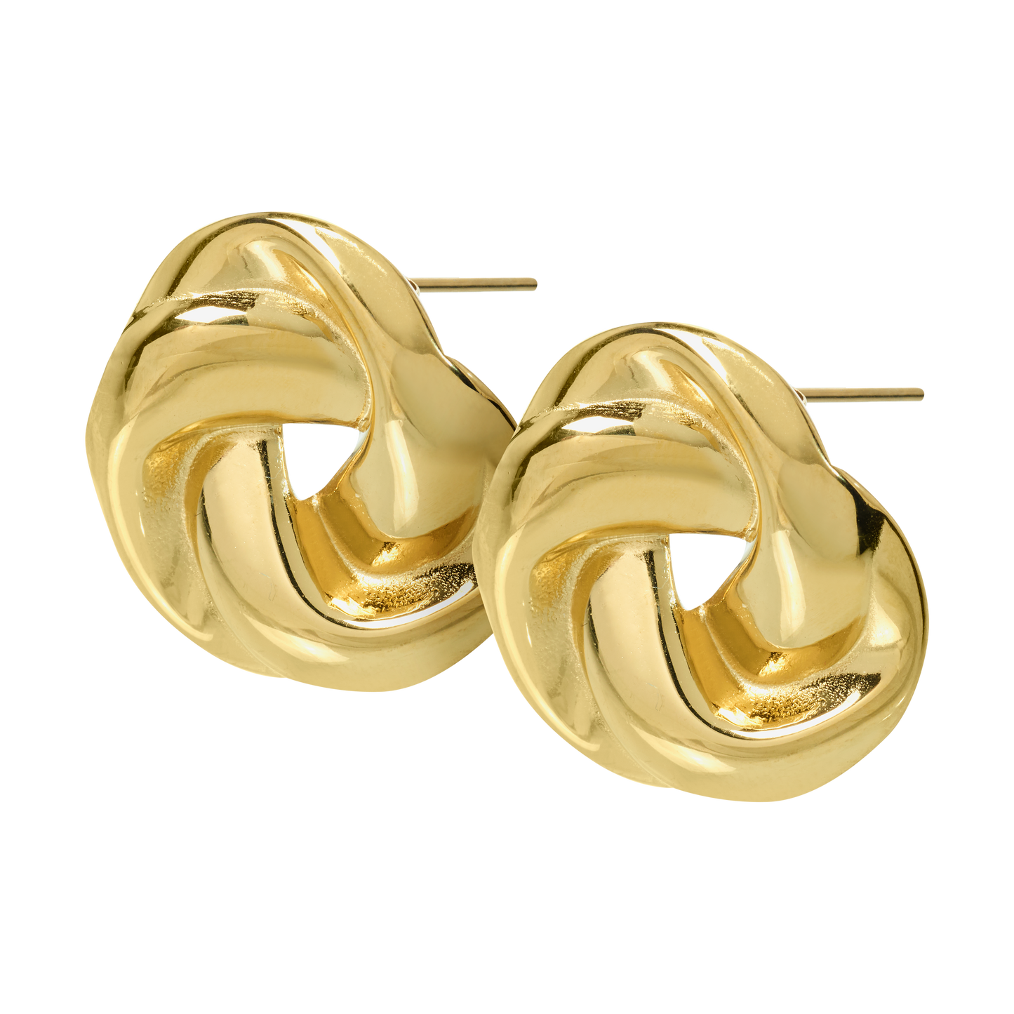 Audrey gold-plated earrings