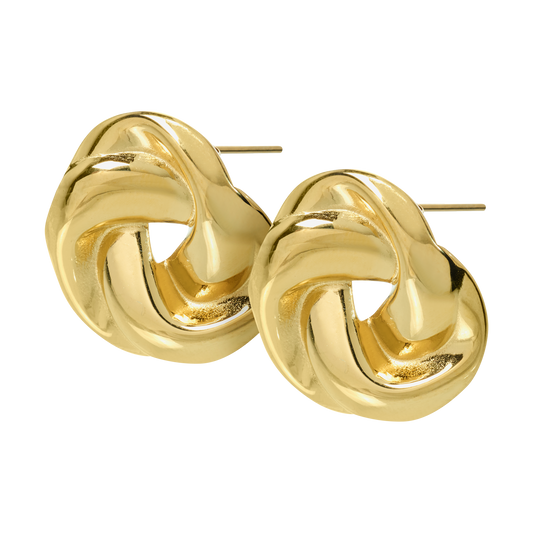 Audrey gold-plated earrings