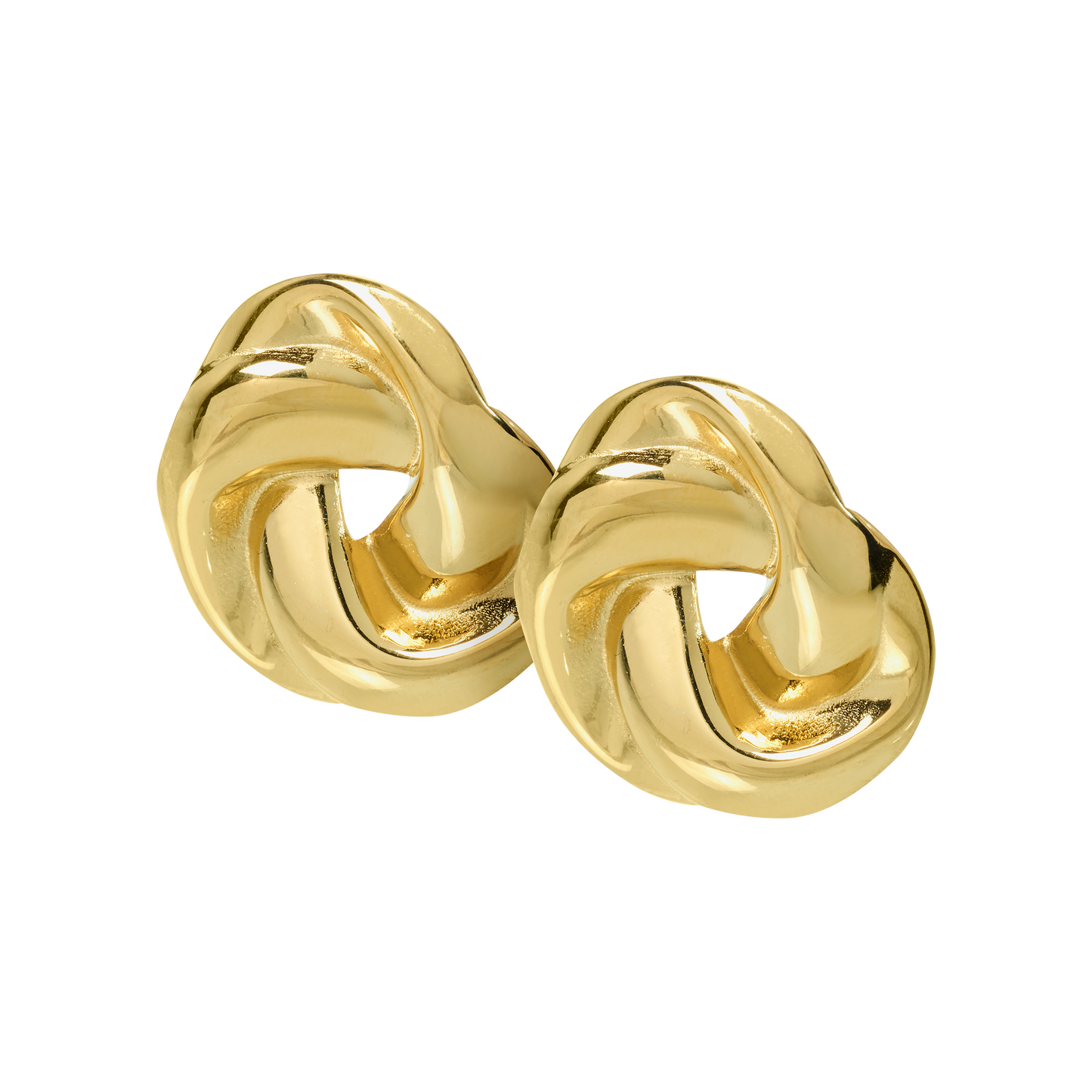 Audrey gold-plated earrings