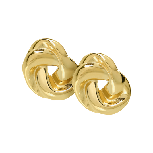 Audrey gold-plated earrings