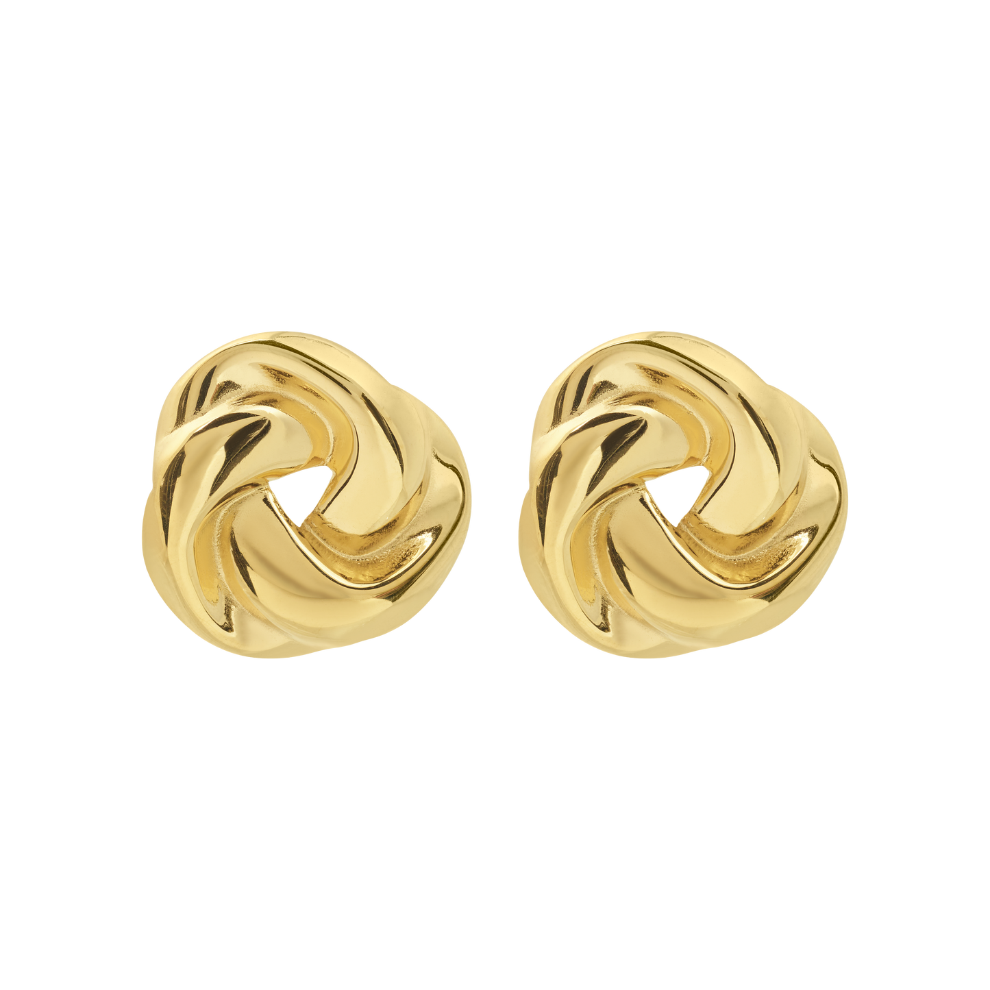 Audrey gold-plated earrings