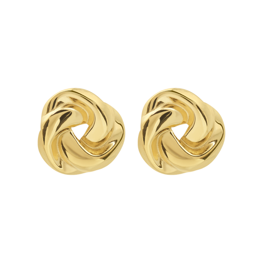 Audrey gold-plated earrings