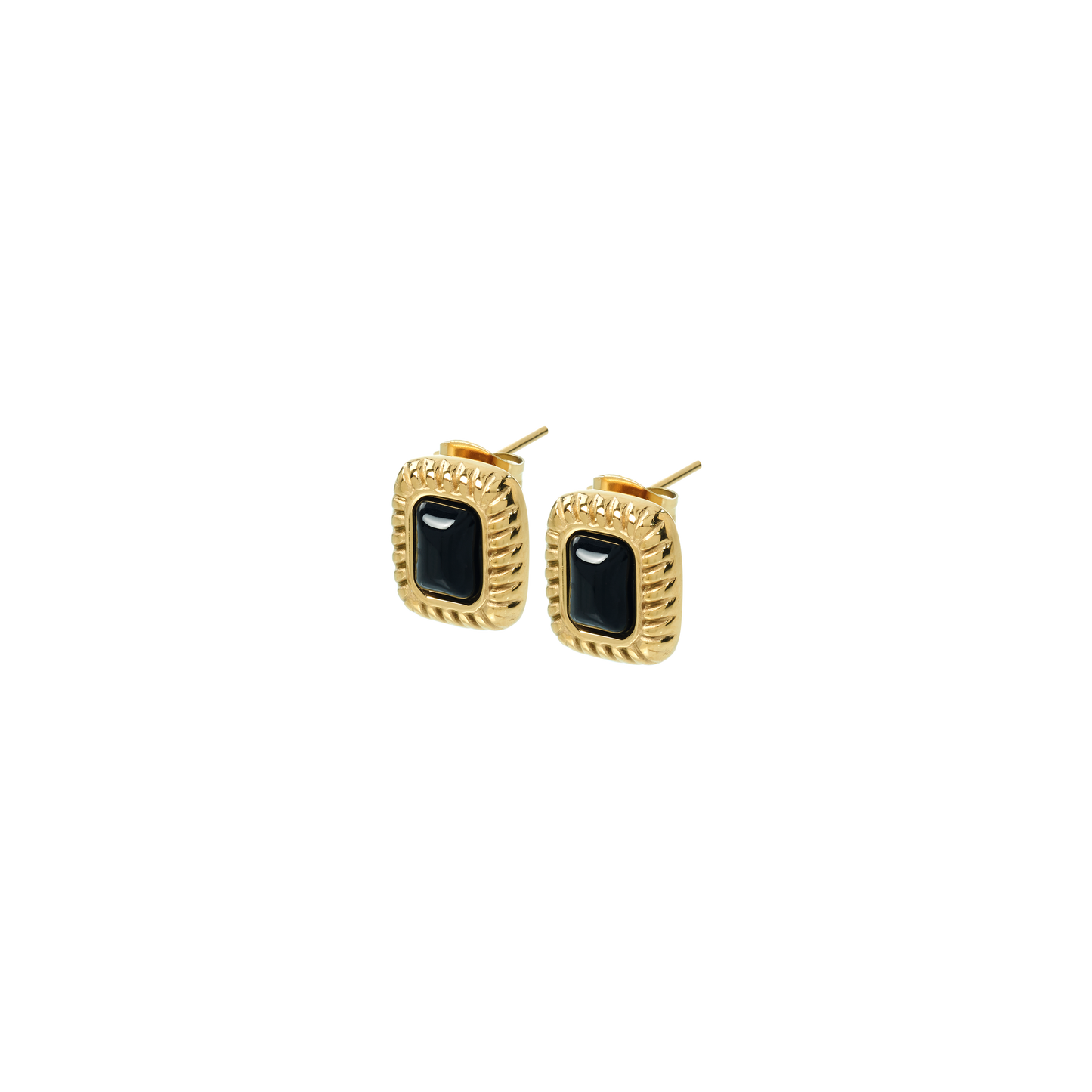Rosie gold-plated stud earrings