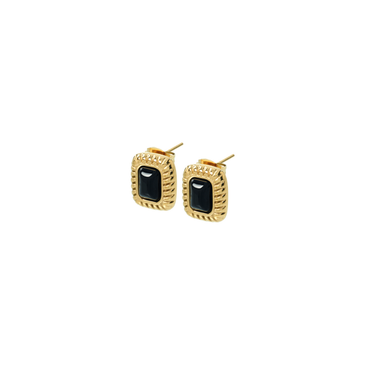 Rosie gold-plated stud earrings