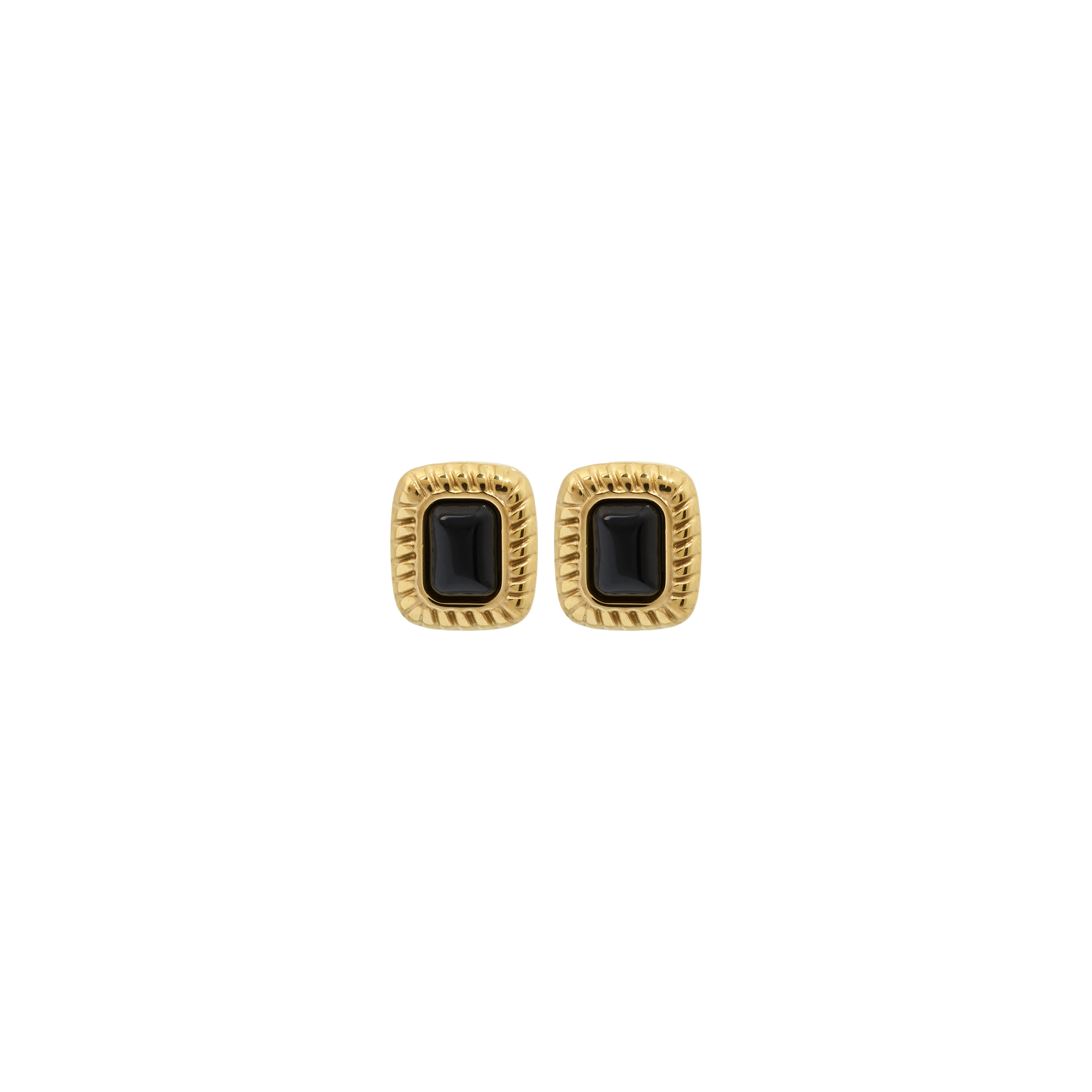 Rosie gold-plated stud earrings