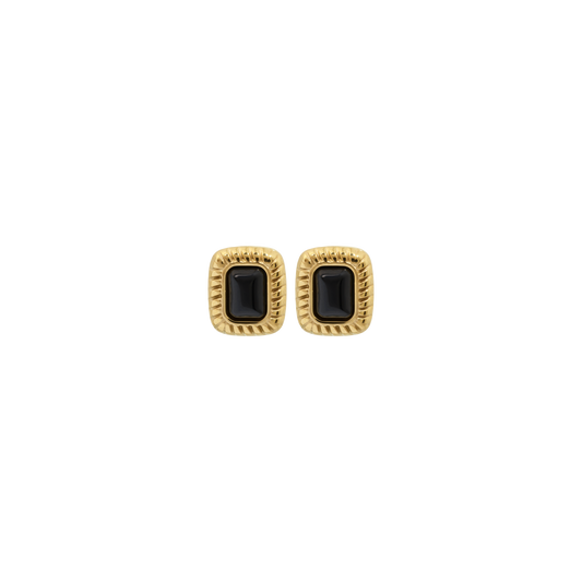 Rosie gold-plated stud earrings