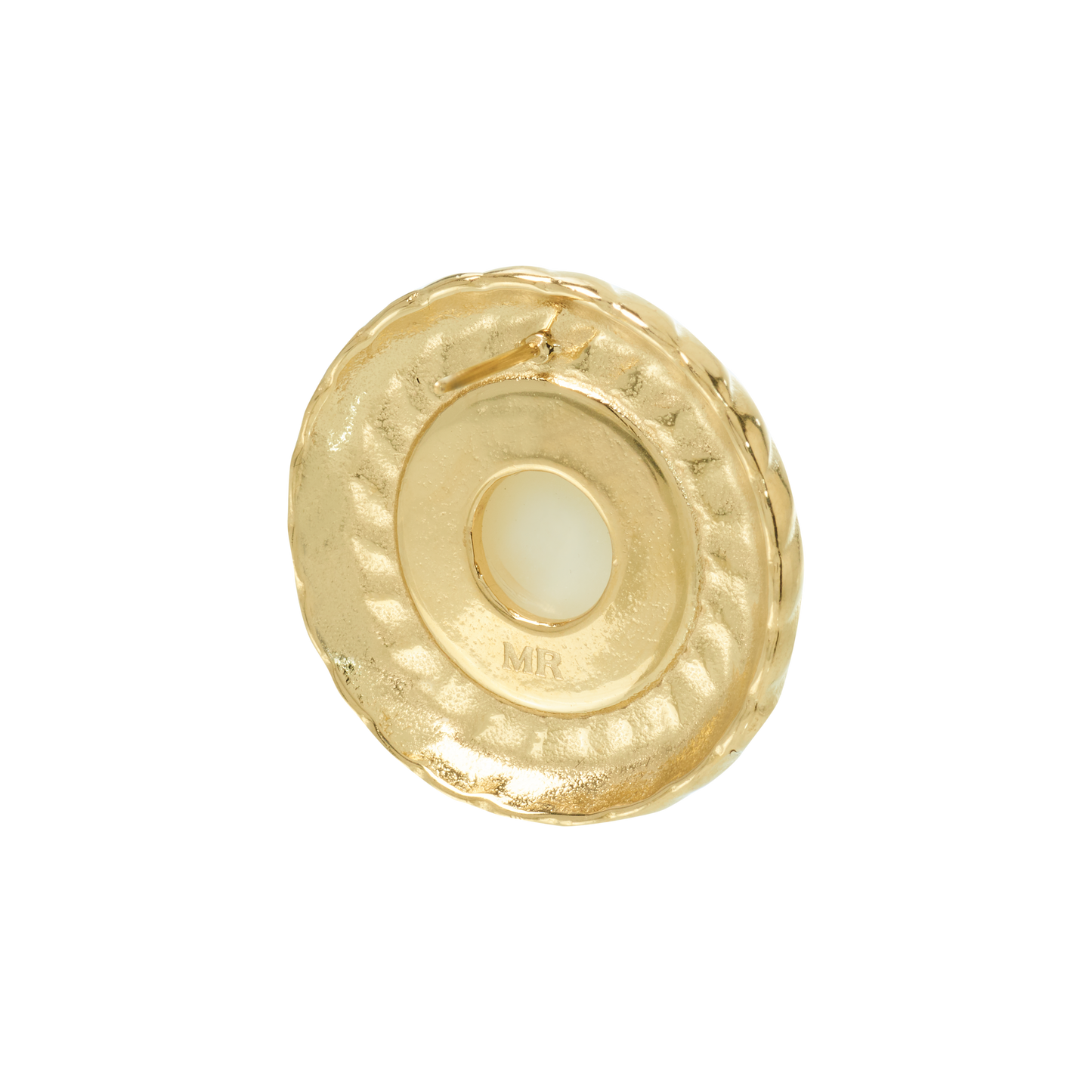 Kelly pearl gold-plated earrings