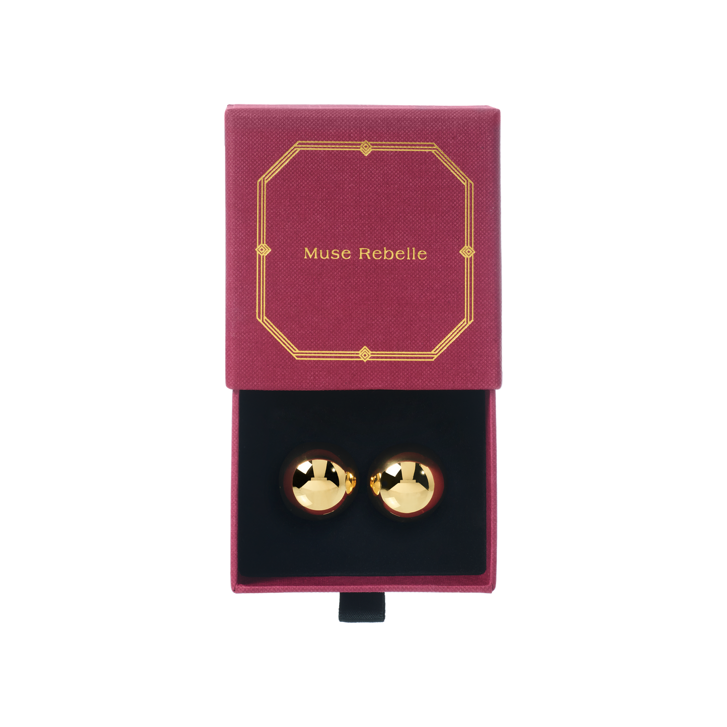 Diana gold-plated earrings