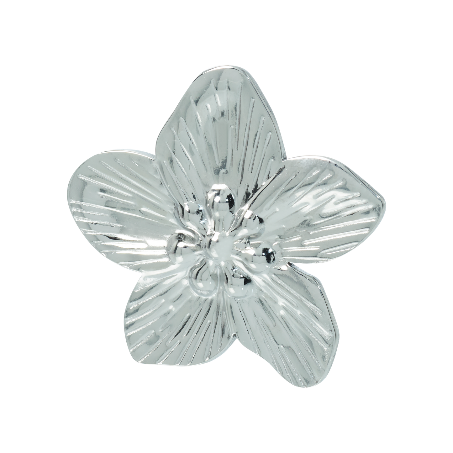 Fleur silver earrings