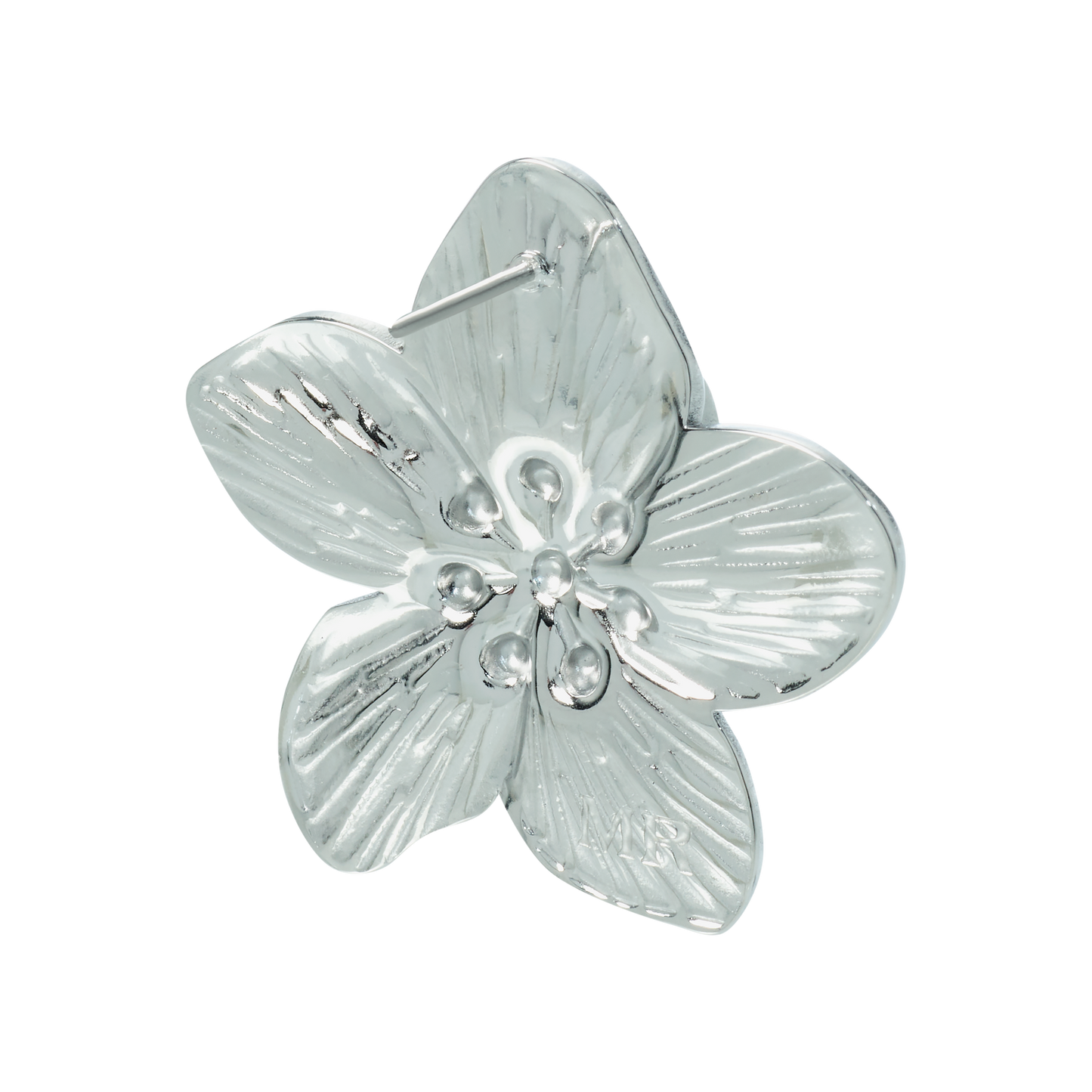 Fleur silver earrings