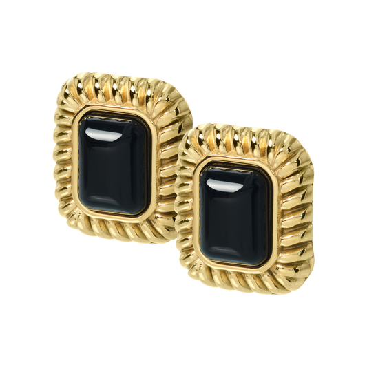 Jackie gold-plated earrings