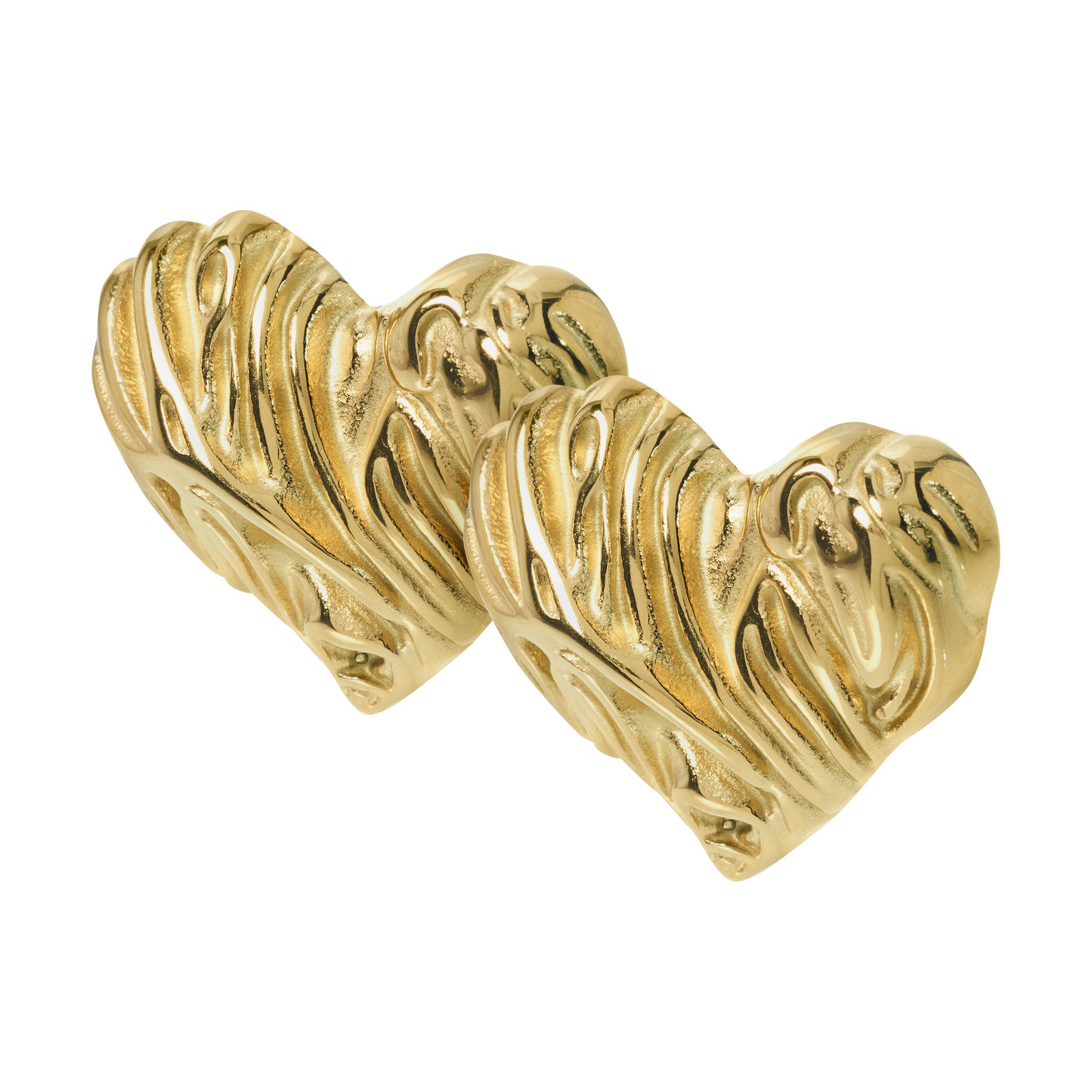 Valentine gold-plated earrings