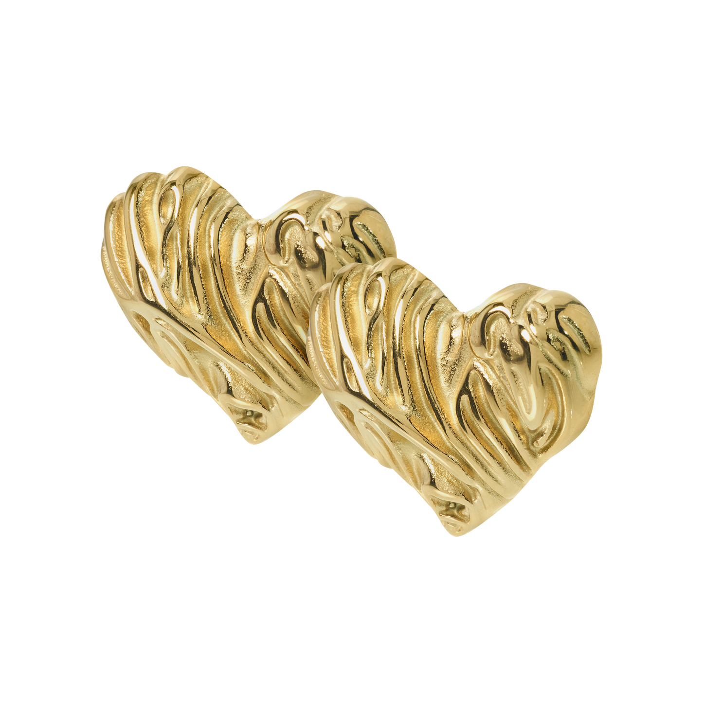 Valentine gold-plated earrings